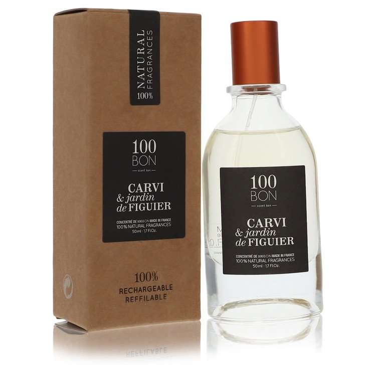 100 Bon Carvi & Jardin De Figuier by 100 Bon Concentree De Parfum Spray (Unisex Refillable) for Men