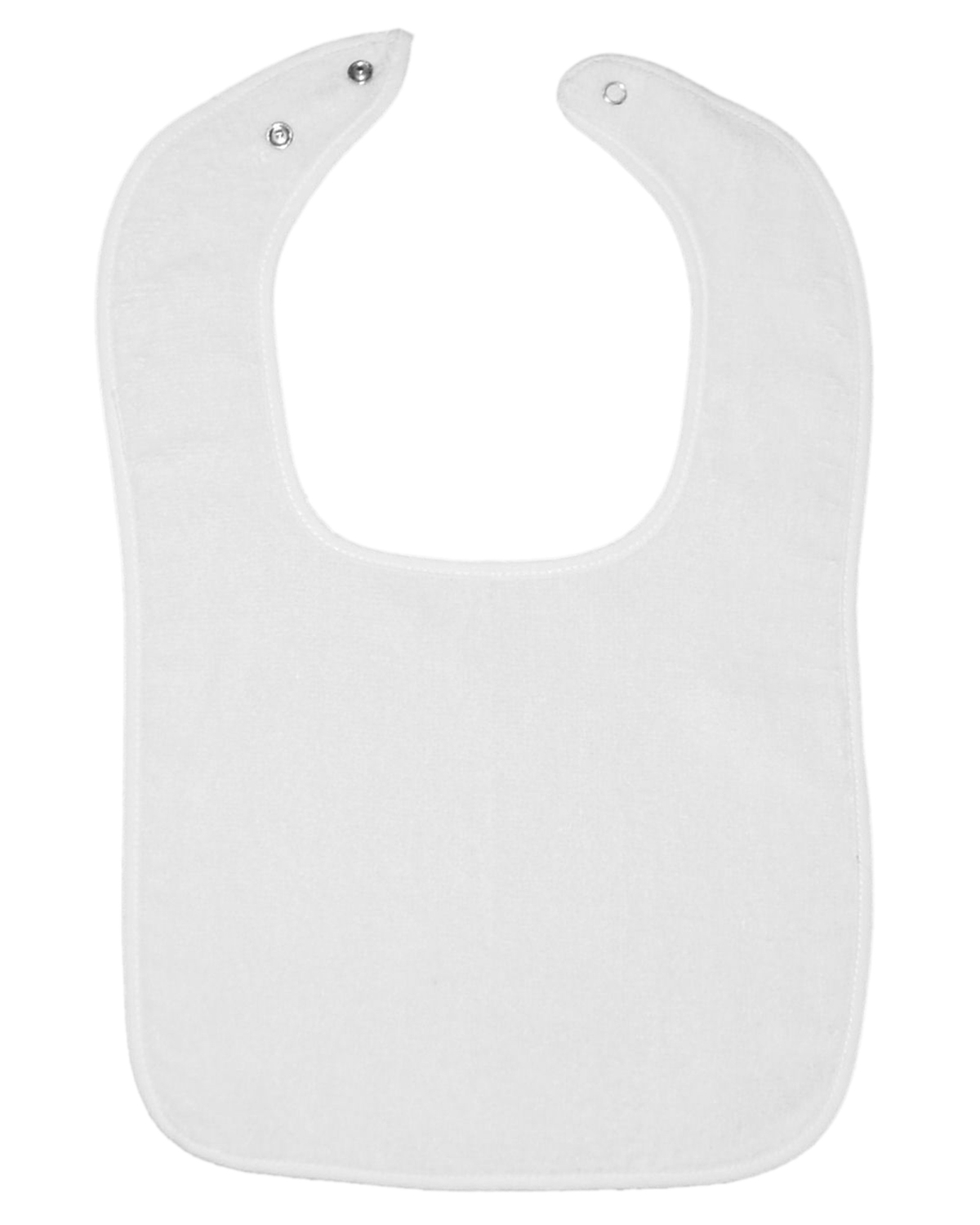 Rabbit Skins 1003 Infant Contrast Trim Terry Bib