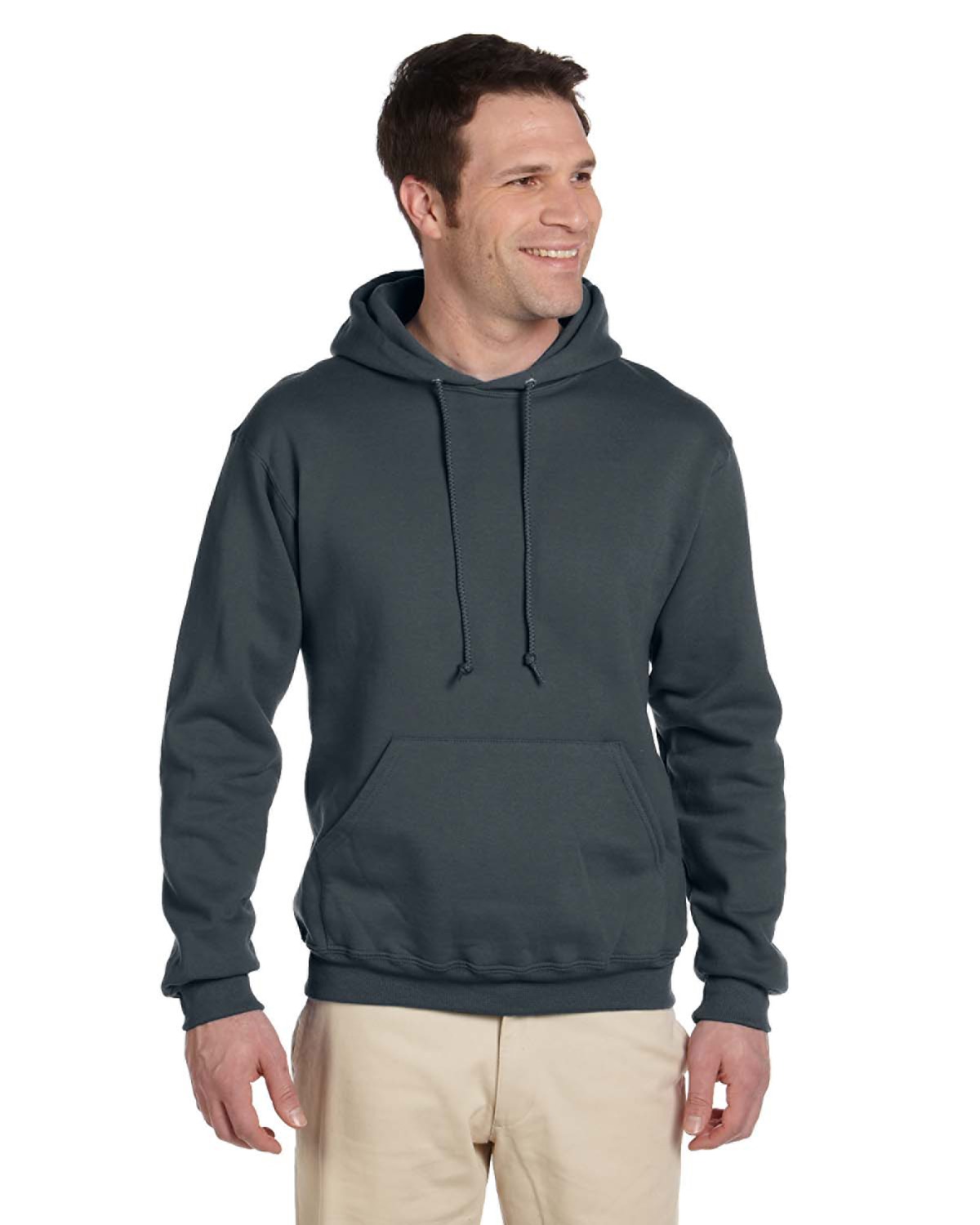 Jerzees 4997 Adult 15.9 oz./lin. yd., Super Sweats® NuBlend® Fleece Pullover Hood