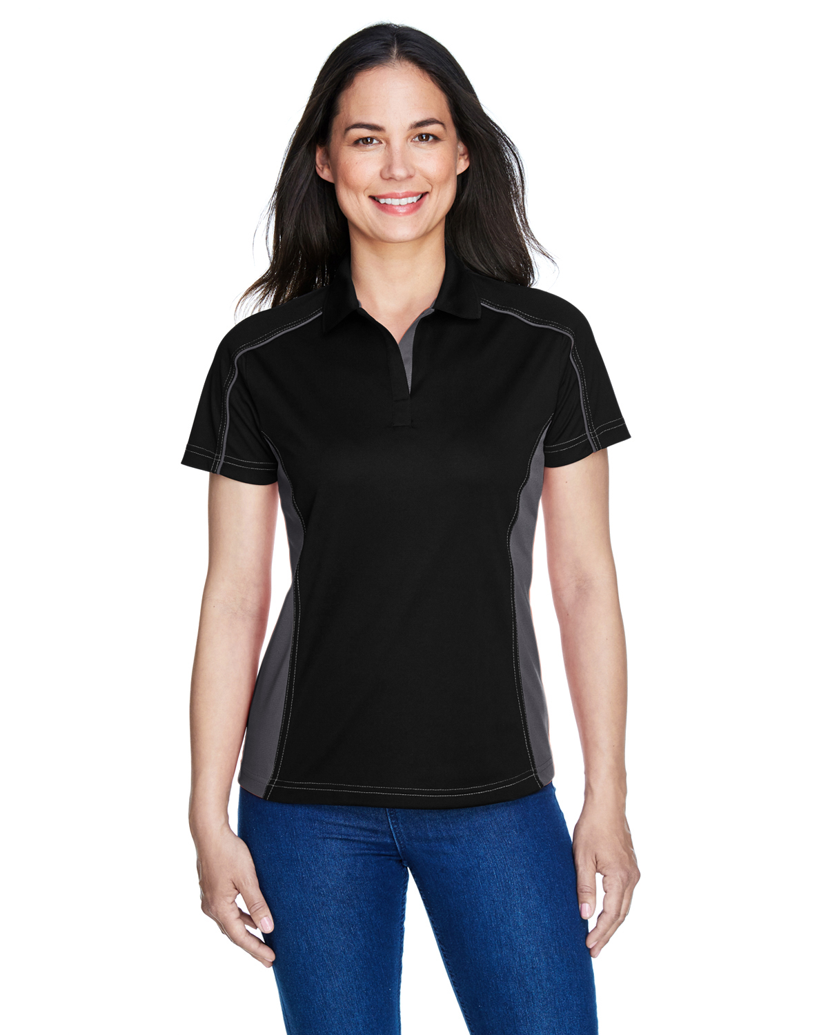 Ash City - Extreme 75113 Ladies' Eperformance™ Fuse Snag Protection Plus Colorblock Polo