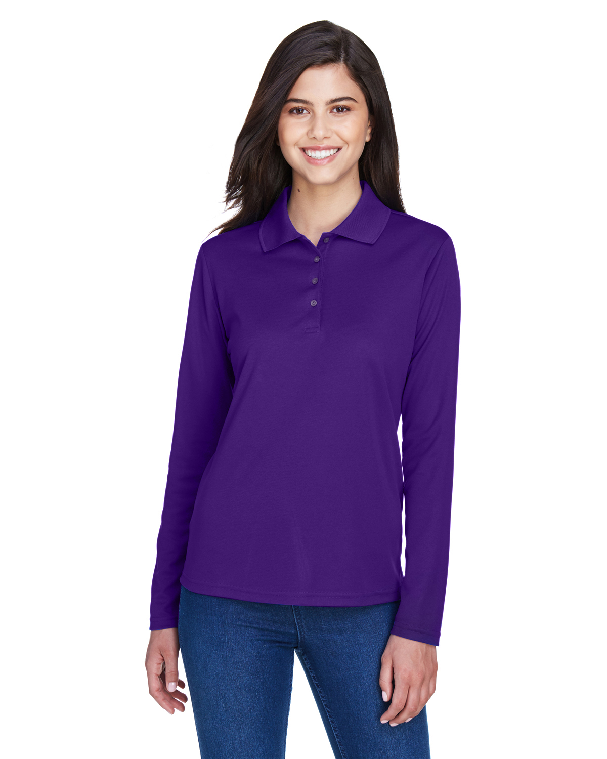 Ash City - Core 365 78192 Ladies' Pinnacle Performance Long-Sleeve Piqué Polo