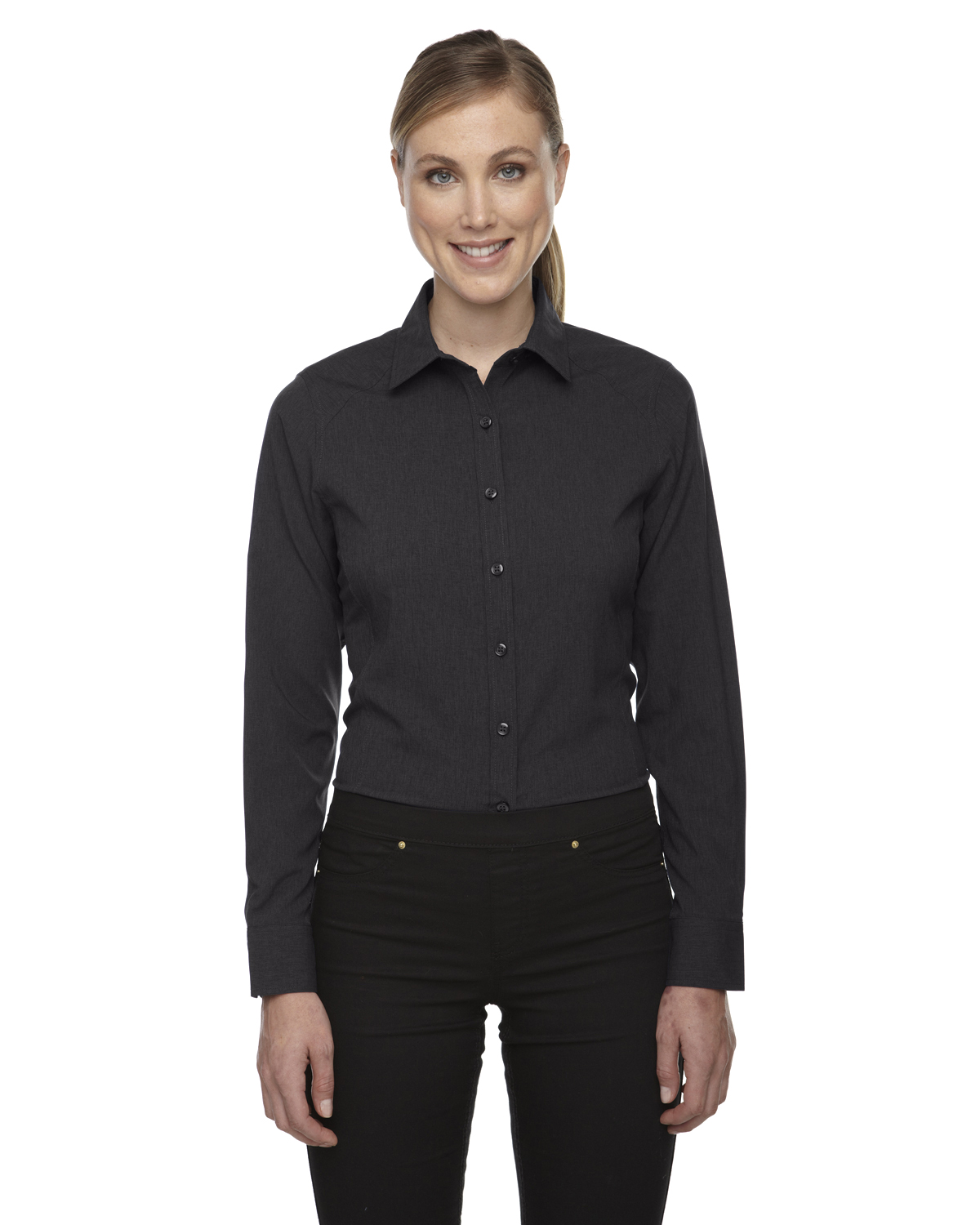 Ash City - North End 78802 Ladies' Mélange Performance Shirt