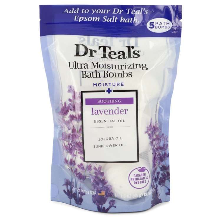 Dr Teal's Ultra Moisturizing Bath Bombs by Dr Teal's Five (5) for Men