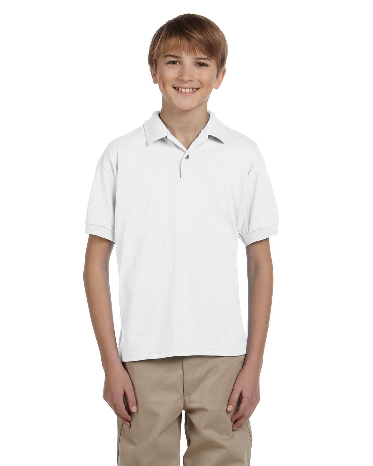 Gildan G880B Youth 6 oz., 50/50 Jersey Polo