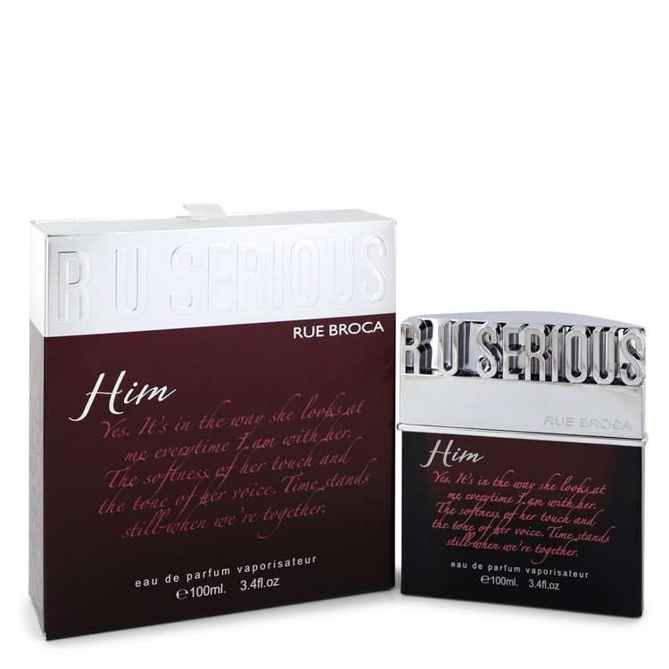 R U Serious Him by Rue Broca Eau De Parfum Spray for Men