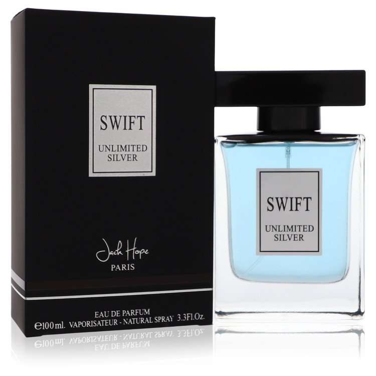 Swift Unlimited Silver by Jack Hope Eau De Parfum Spray for Men