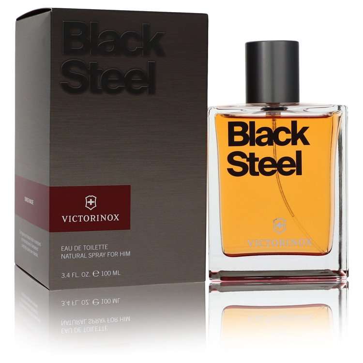 Victorinox Black Steel by Victorinox Eau De Toilette Spray for Men