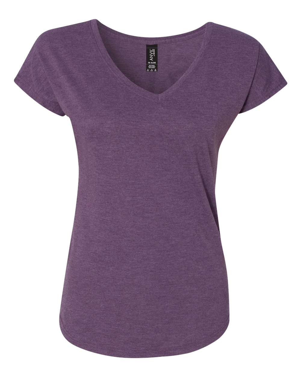 Anvil 6750VL Women?s Triblend V-Neck T-Shirt