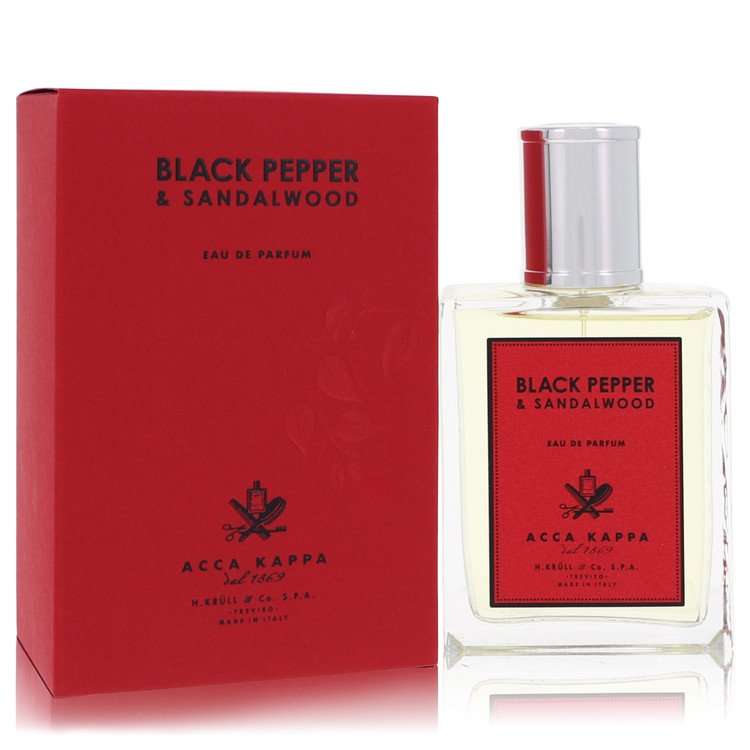 Black Pepper & Sandalwood by Acca Kappa Eau De Parfum Spray for Men