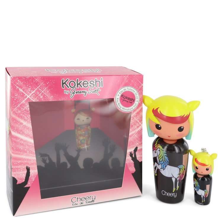 Kokeshi Cheery by Kokeshi Eau De Toilette Spray + Free Key Ring Mini EDT Spray for Women