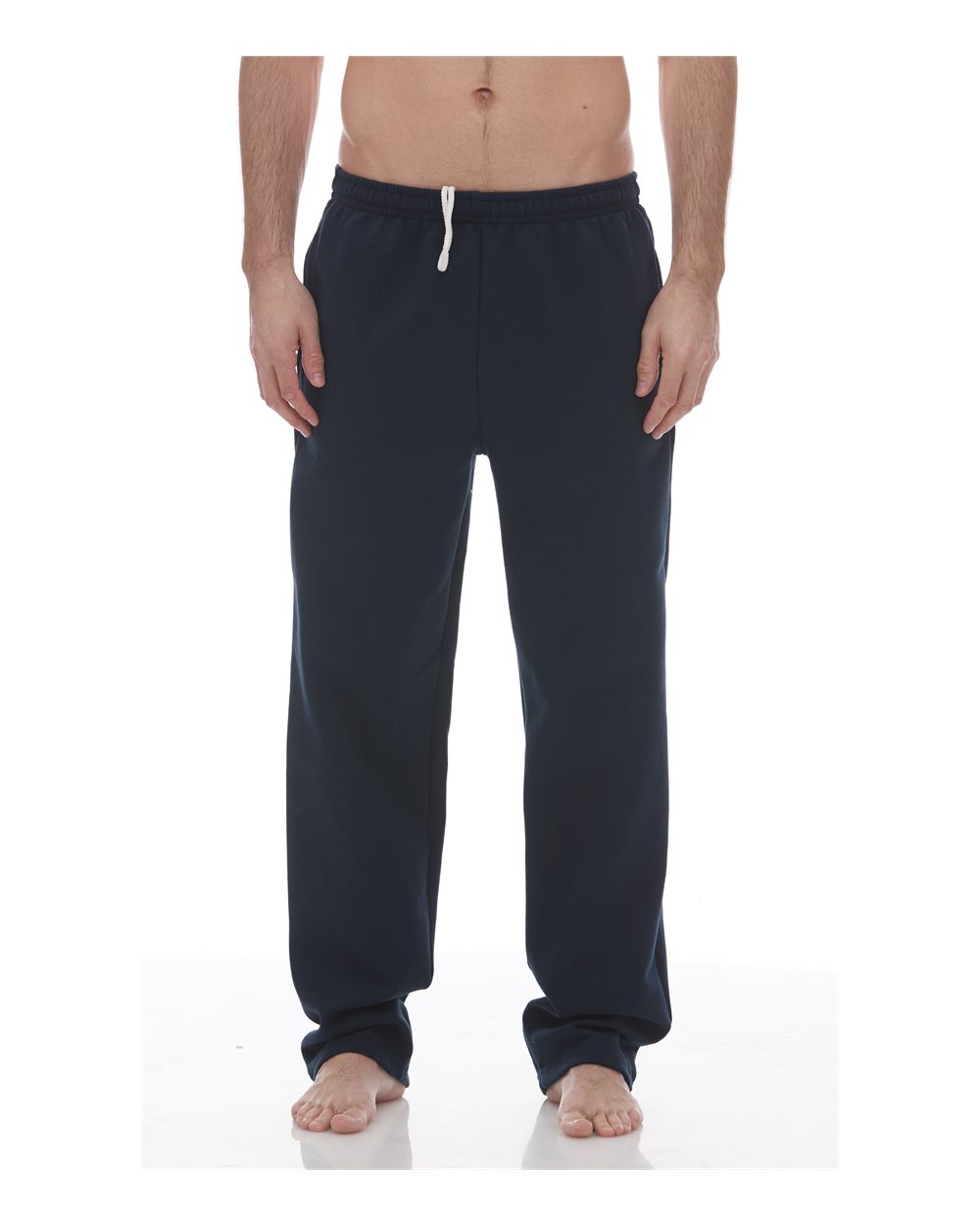 King Fashion KF9022 Pocketed Open Bottom Sweatpants