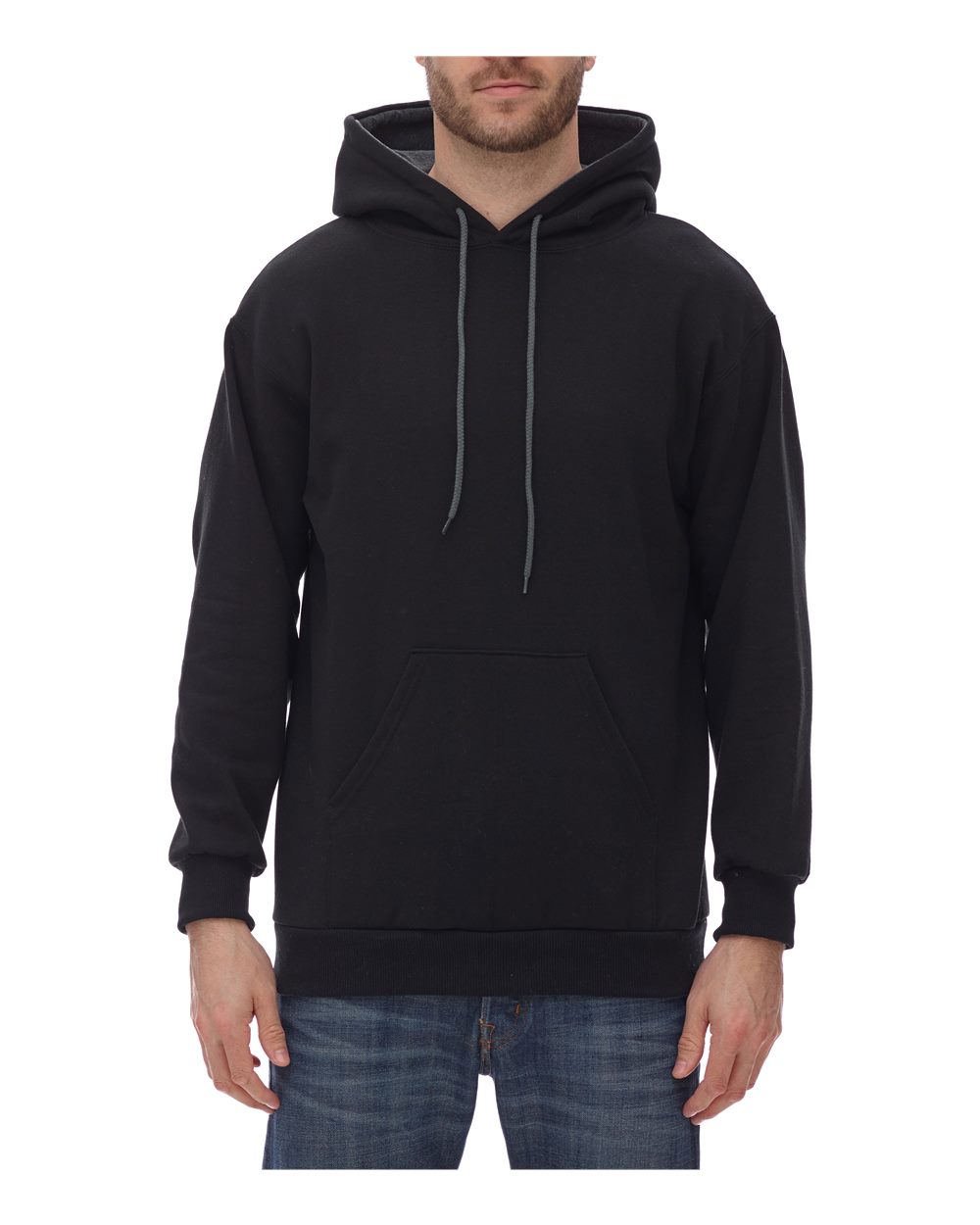 King Fashion KF9041 Two-Tone Hooded Sweatshirt