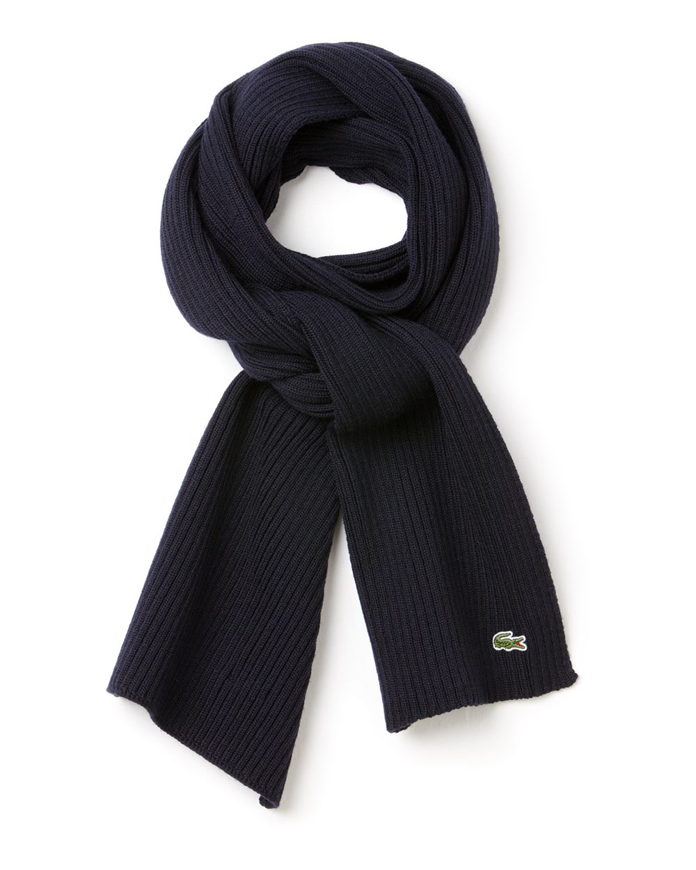 Lacoste RE4212-51 Ribbed Moulin? Wool Scarf