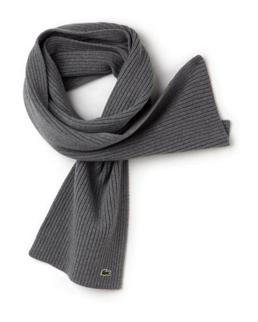 Lacoste RE4212-51 Ribbed Moulin? Wool Scarf