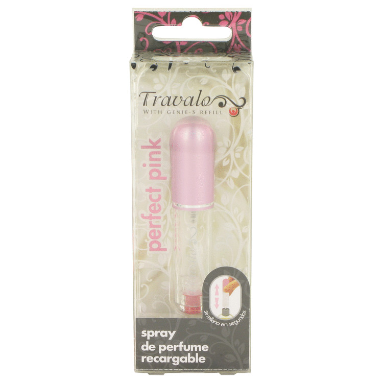 Travalo Travel Spray Mini Travel Refillable Spray with Cap Refills from Any Fragrance Bottle (Pink)