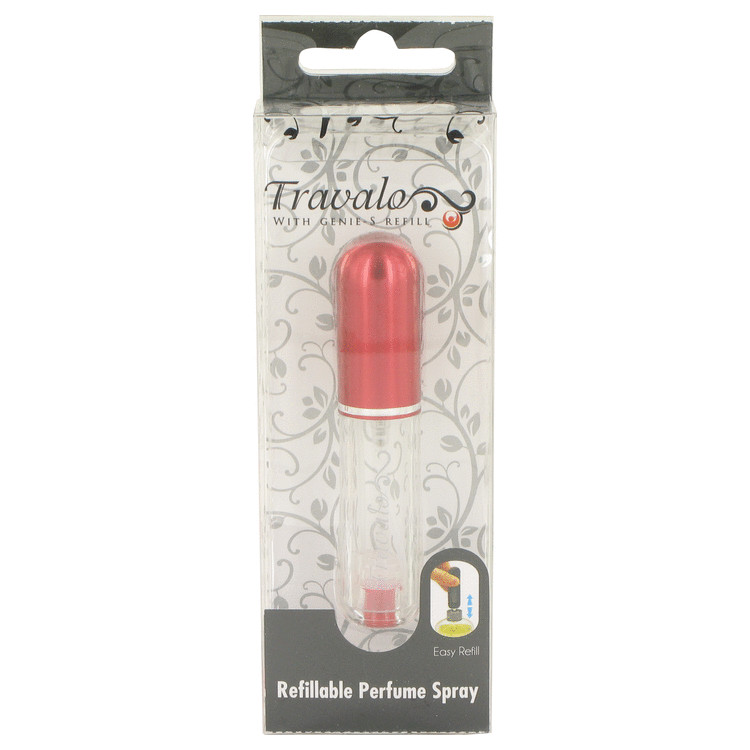 Travalo Travel Spray Mini Travel Refillable Spray with Cap Refills from Any Fragrance Bottle (Red)