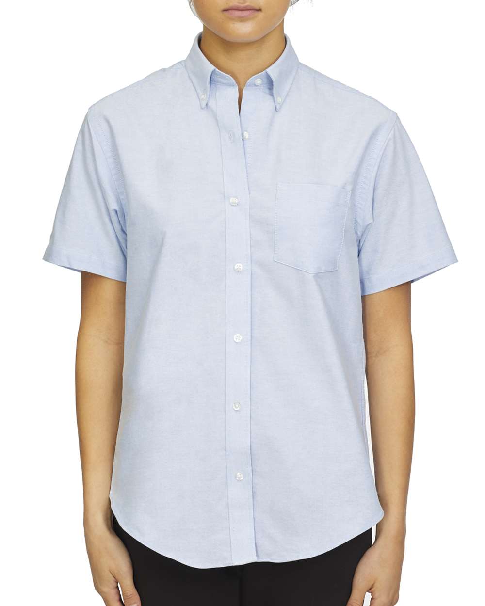 Van Heusen 18CV301 Women's Oxford Short Sleeve Shirt