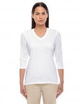 Devon & Jones DP184W Ladies' Perfect Fit™ Bracelet-Length V-Neck Top