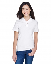 Harriton M200W Ladies' 6 oz. Ringspun Cotton Piqué Short-Sleeve Polo