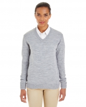 Harriton M420W Ladies' Pilbloc™ V-Neck Sweater