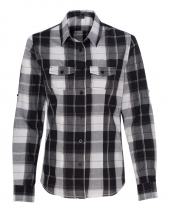 Burnside 5222 Women's Long Sleeve Plaid Shirt