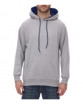 King Fashion KF9041 Two-Tone Hooded Sweatshirt